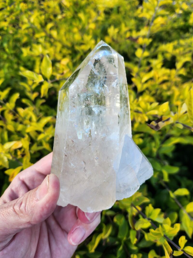 Rainbow Master Citrine Quartz Point – 439g