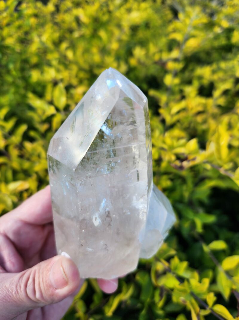 Rainbow Master Citrine Quartz Point – 439g is