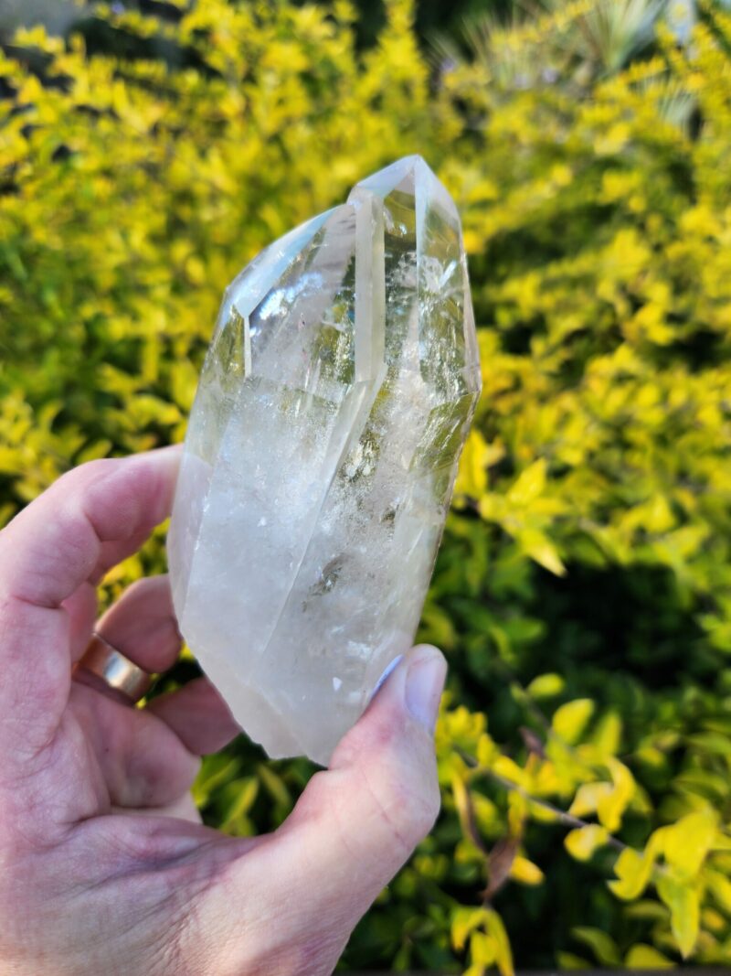 Rainbow Master Citrine Quartz Point – 439g