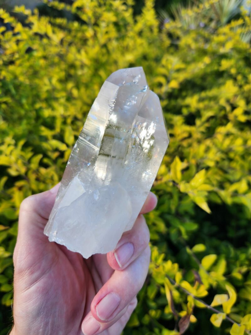 Rainbow Master Citrine Quartz Point – 439g