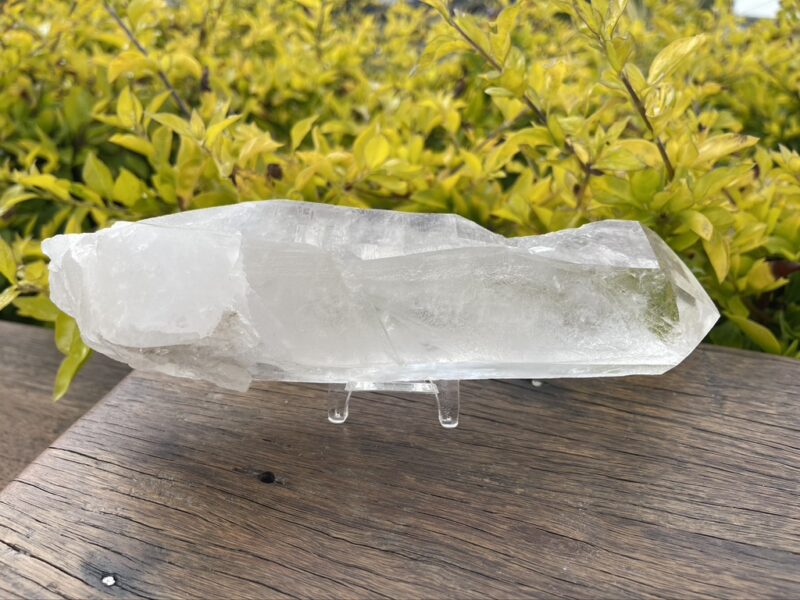 This is Earthy Large Clear Quartz Generator of Grounded Clarity - 883g