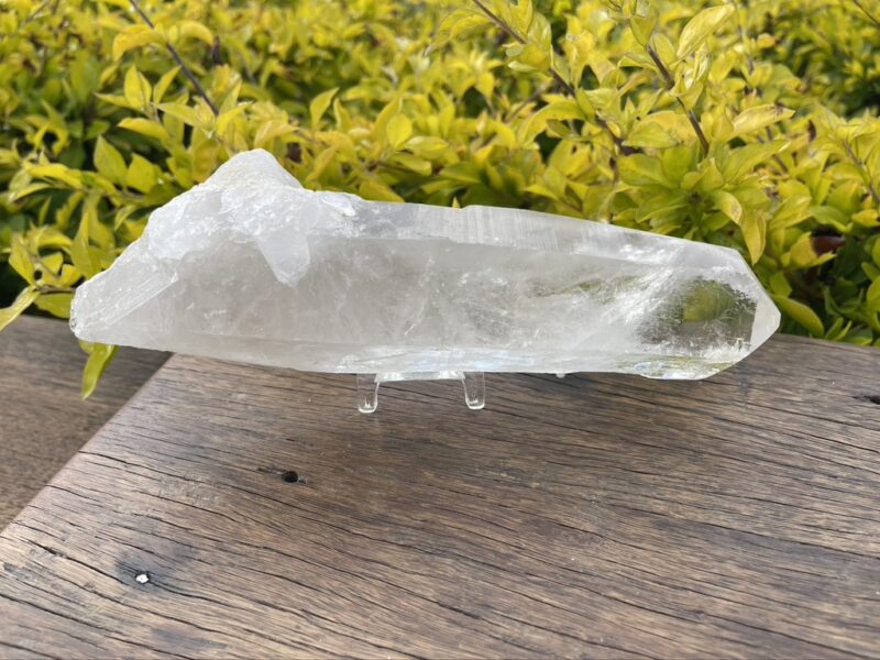 This is Earthy Large Clear Quartz Generator of Grounded Clarity - 883g