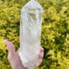 This is Earthy Large Clear Quartz Generator of Grounded Clarity - 883g