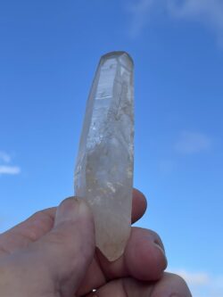 This is Light Pink Lemurian Point – 79g