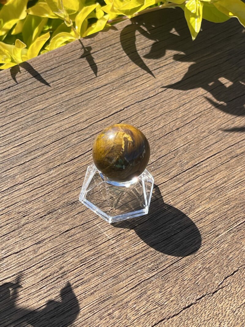 This is Small Tiger Eye Sphere 29mm