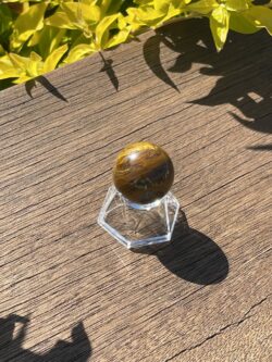 This is Small Tiger Eye Sphere 29mm