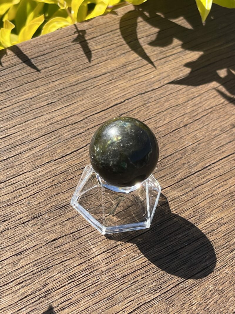 This is Small Magical Labradorite Sphere 3cm