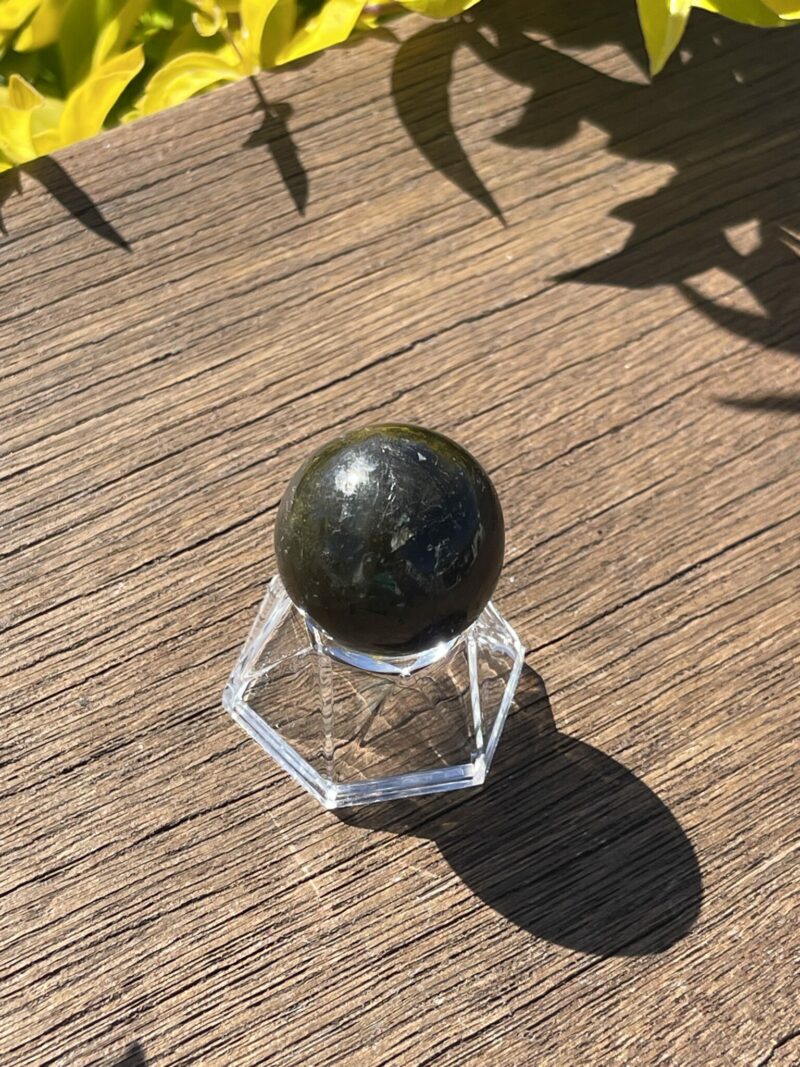 This is Small Magical Labradorite Sphere 3cm