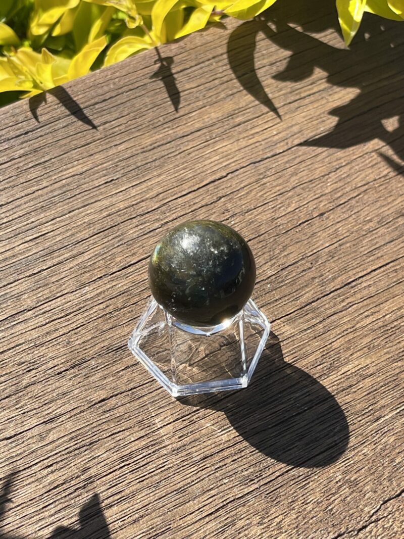 This is Small Magical Labradorite Sphere 3cm