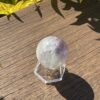 This is Beautiful Light Rainbow Fluorite Sphere 4cm