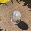 This is Beautiful Light Rainbow Fluorite Sphere 4cm