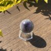 This is Earthy Chevron Amethyst Sphere 37mm