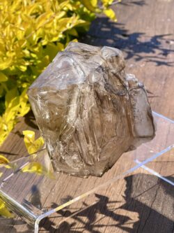 This is Elestial Skeleton Smokey Quartz 1.6kg Masterpiece