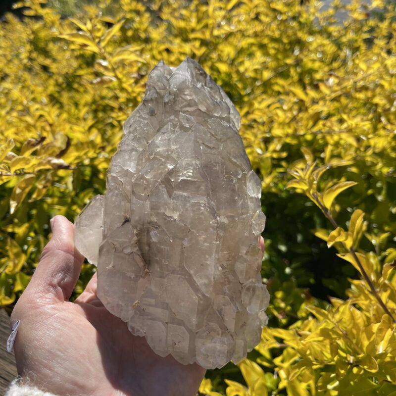 This is Spiritual Elestial Skeleton Smokey Quartz - 866g