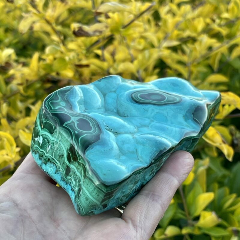 This is Chrysocolla Beauty Polished Freeform 573gr