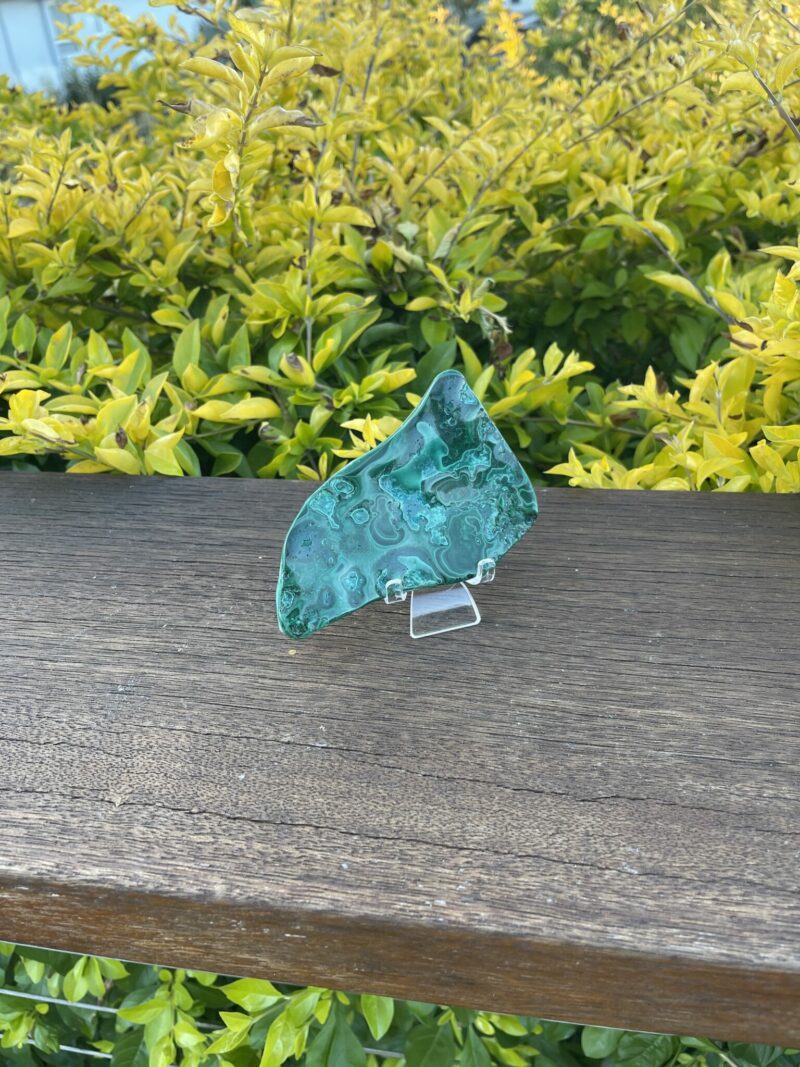 This is Chrysocolla Freeform Leaf Shape 207gr