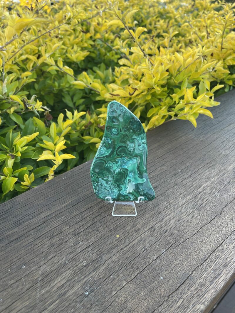 This is Chrysocolla Freeform Leaf Shape 207gr