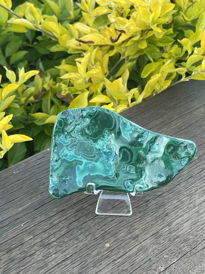 This is Chrysocolla Freeform Leaf Shape 207gr