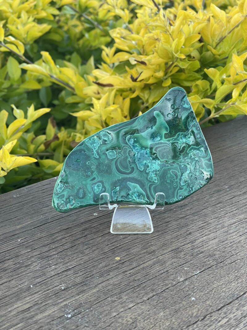 This is Chrysocolla Freeform Leaf Shape 207gr