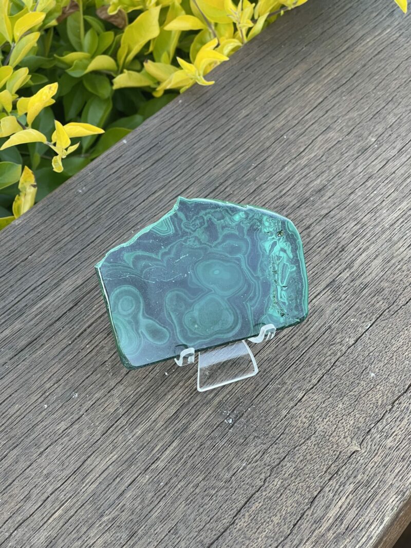 This is Transformation with Our Malachite Slice 2 - 139g