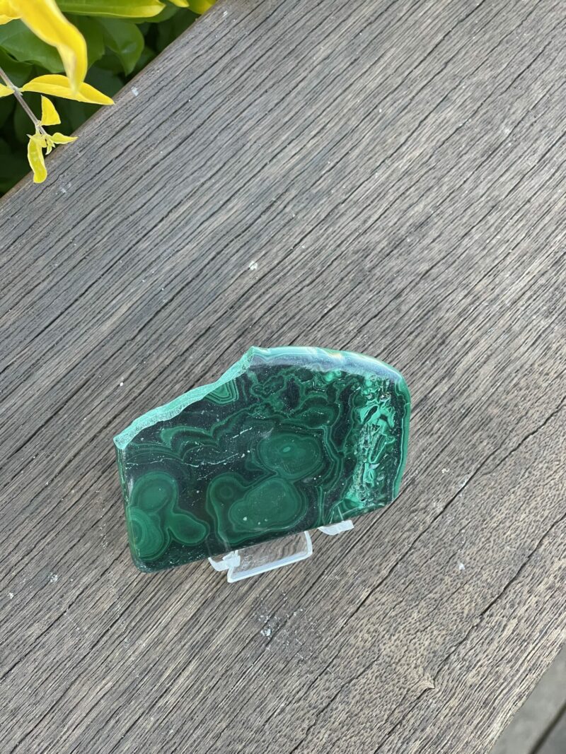 This is Transformation with Our Malachite Slice 2 - 139g