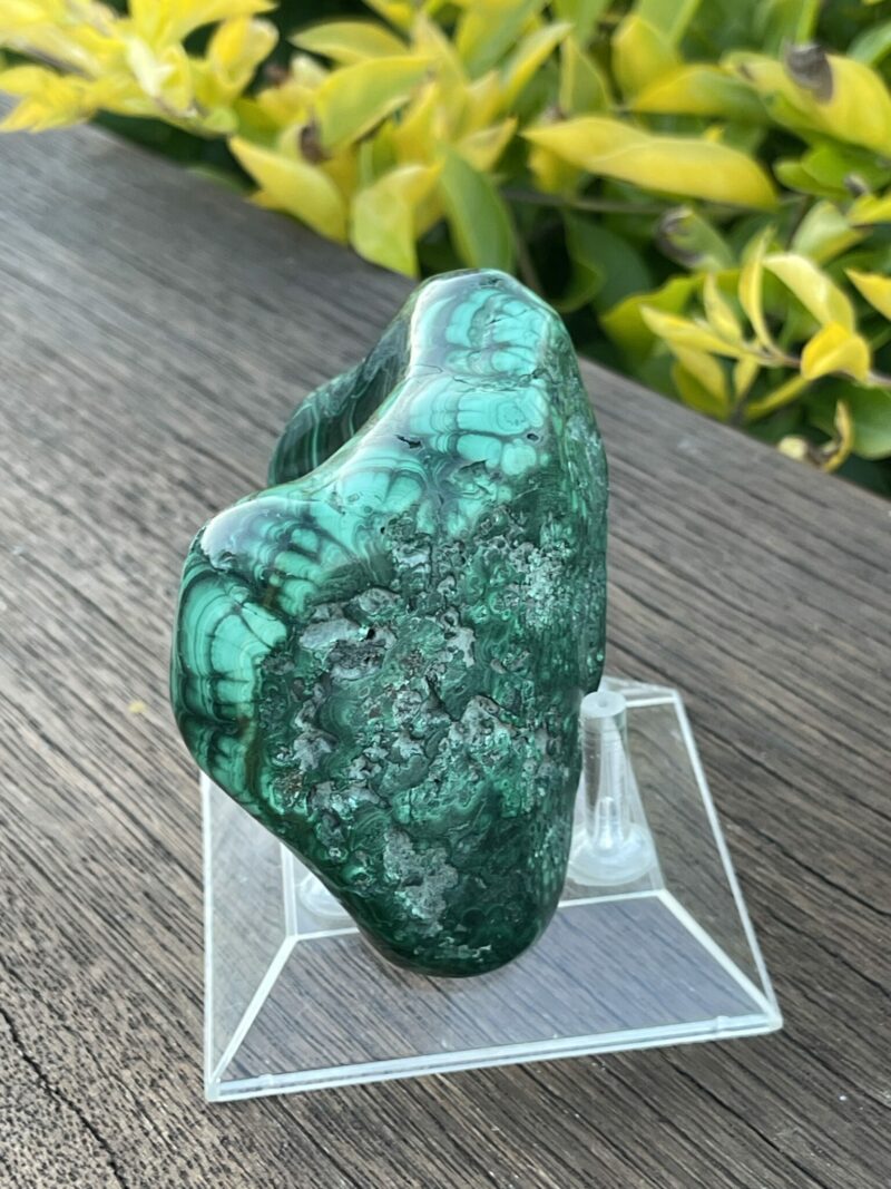 Transform Your Space with Our Malachite Freeform Specimen - 405g