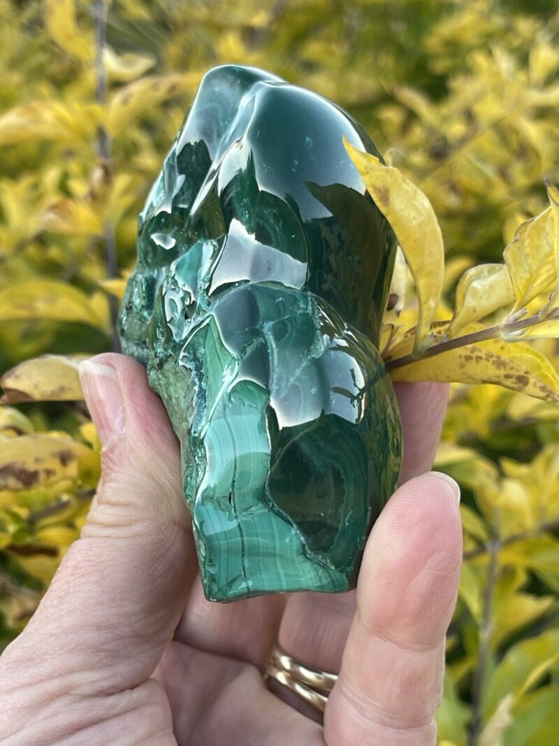 This is Radiant Malachite Freeform Specimen - 378g