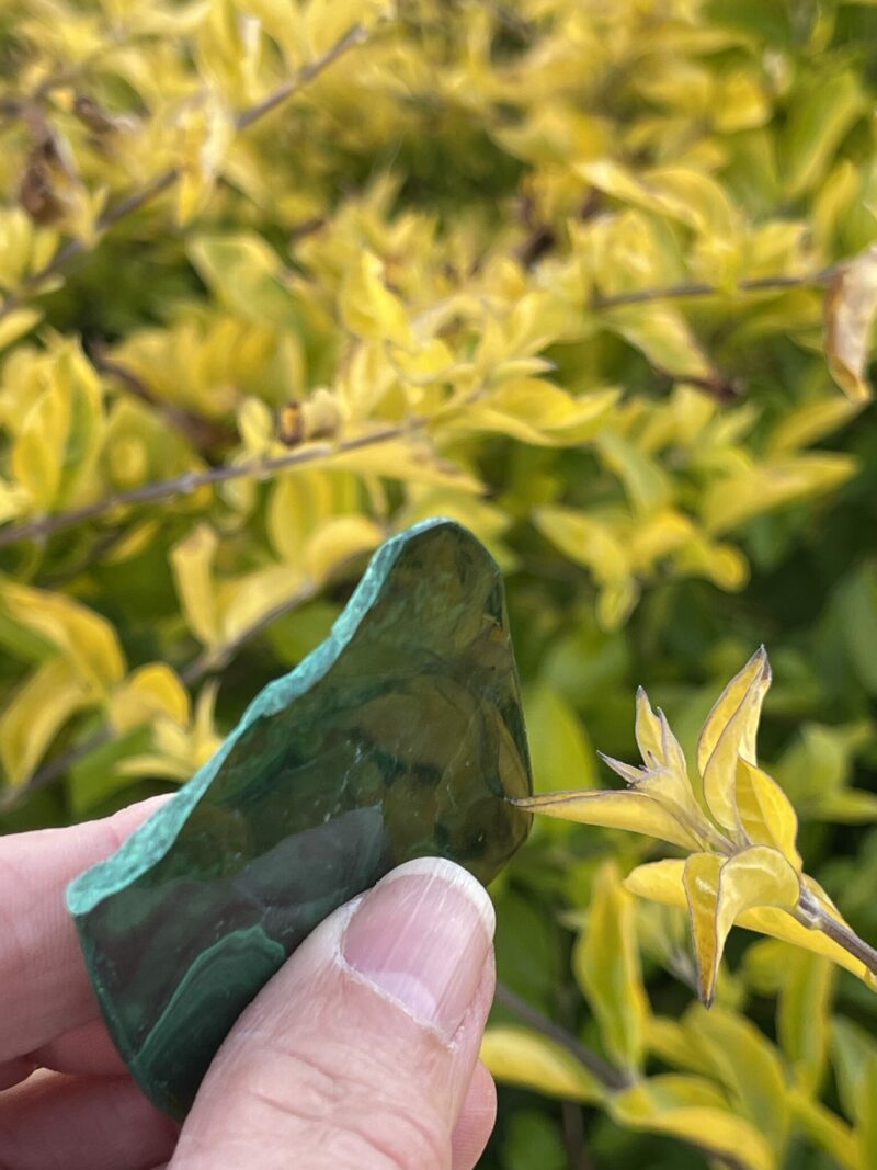 This is Transformational Malachite Slice 3 - 26g