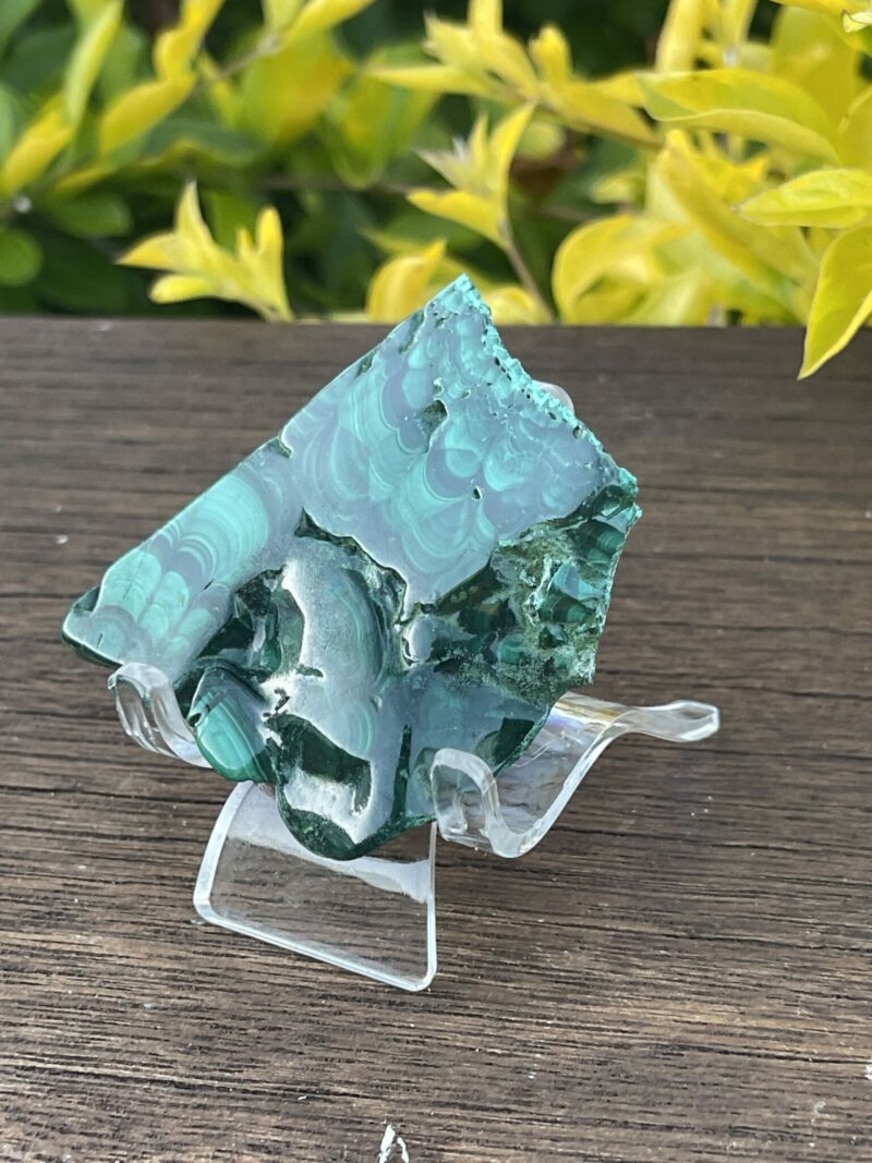 Discover Tranquility with Our 59g Malachite Slice