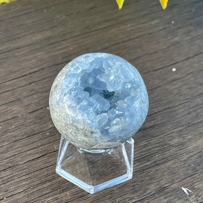 This isCelestial Celestite Sphere with Open Cluster - 140g