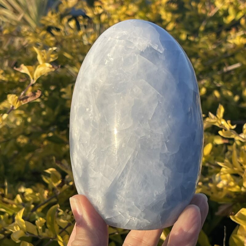 This is Majestic Polished Celestite Dome - 1kg