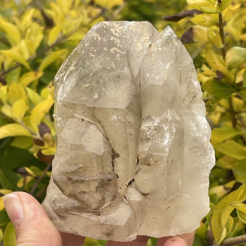 This is Seraphic Smoky Elestial Tuby Crystal - 380g