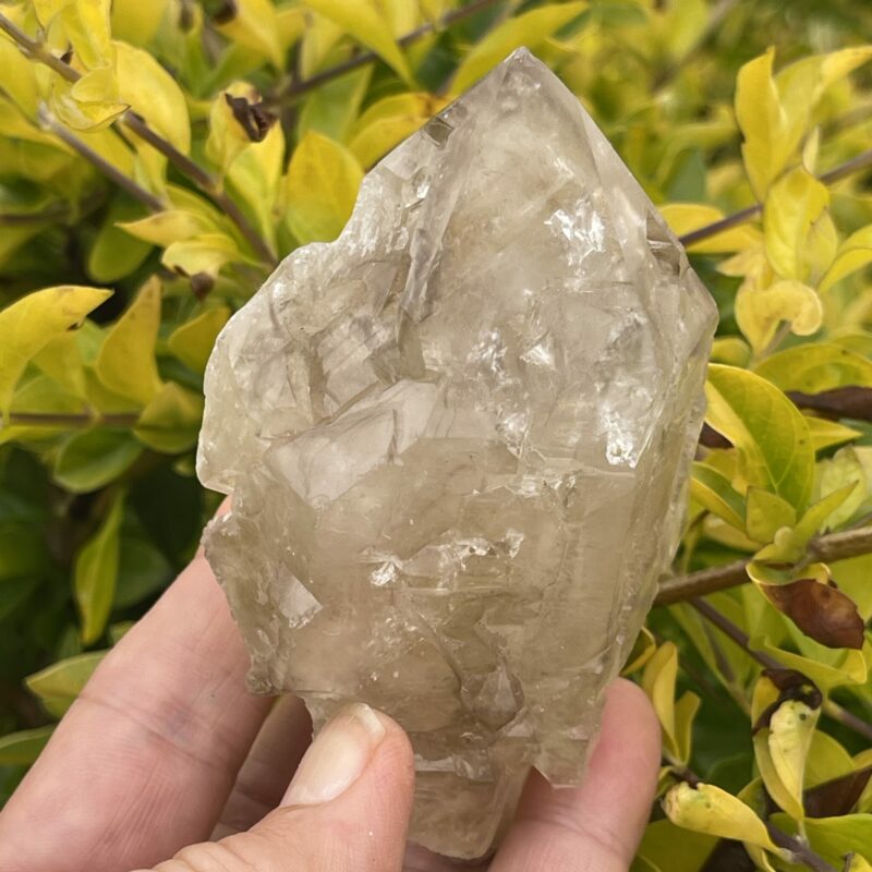 this is Angelic Smoky Elestial Crystal - 266g