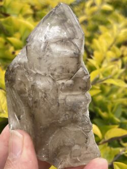 This Angelic Smoky Elestial Crystal with rainbow. - 200g