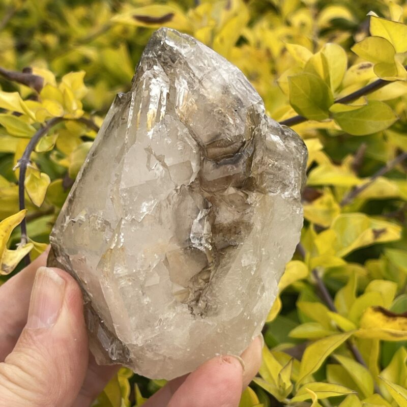 This is Radiant Smoky Elestial Crystal - 260g