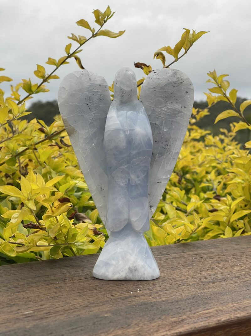 This is Absolutely Peaceful Blue Celestite Angel - 740g