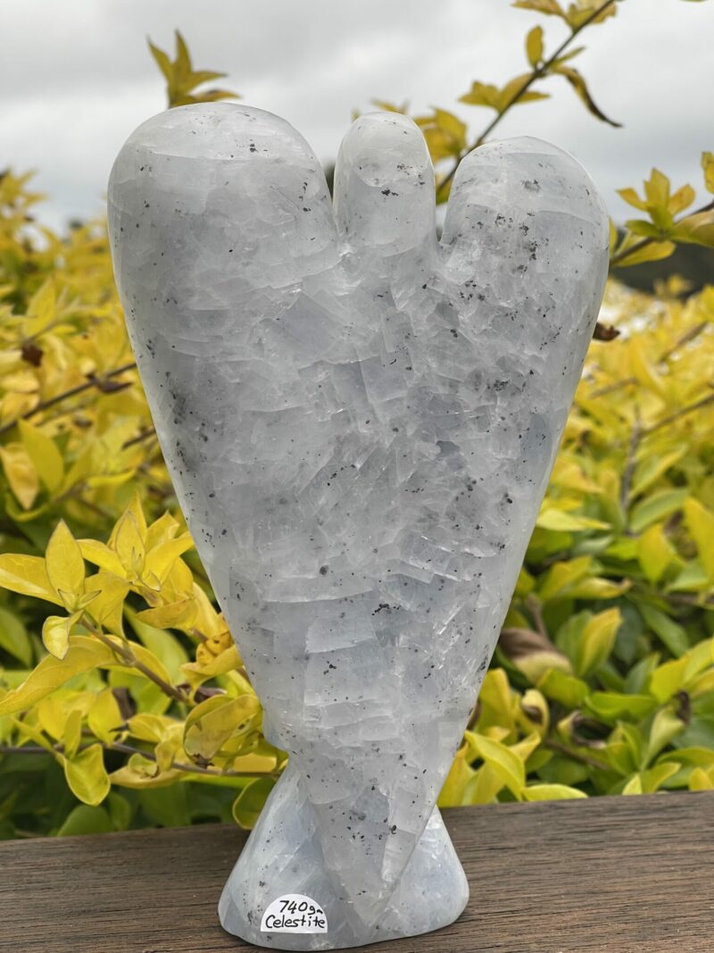 This is Absolutely Peaceful Blue Celestite Angel - 740g