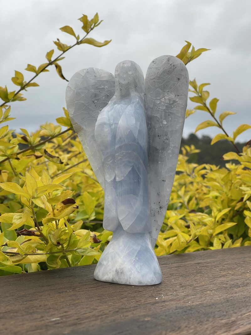 This is Absolutely Peaceful Blue Celestite Angel - 740g