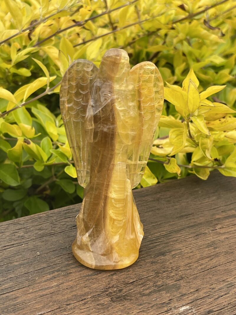 This is Illuminating Gold Fluorite Angel - 260g