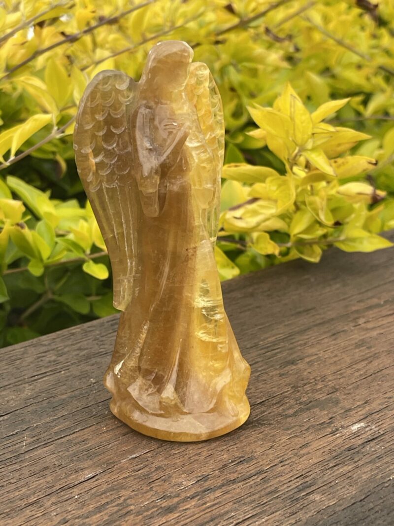 This is Illuminating Gold Fluorite Angel - 260g