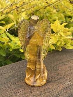 This is Radiant Gold Fluorite Angel - 260g