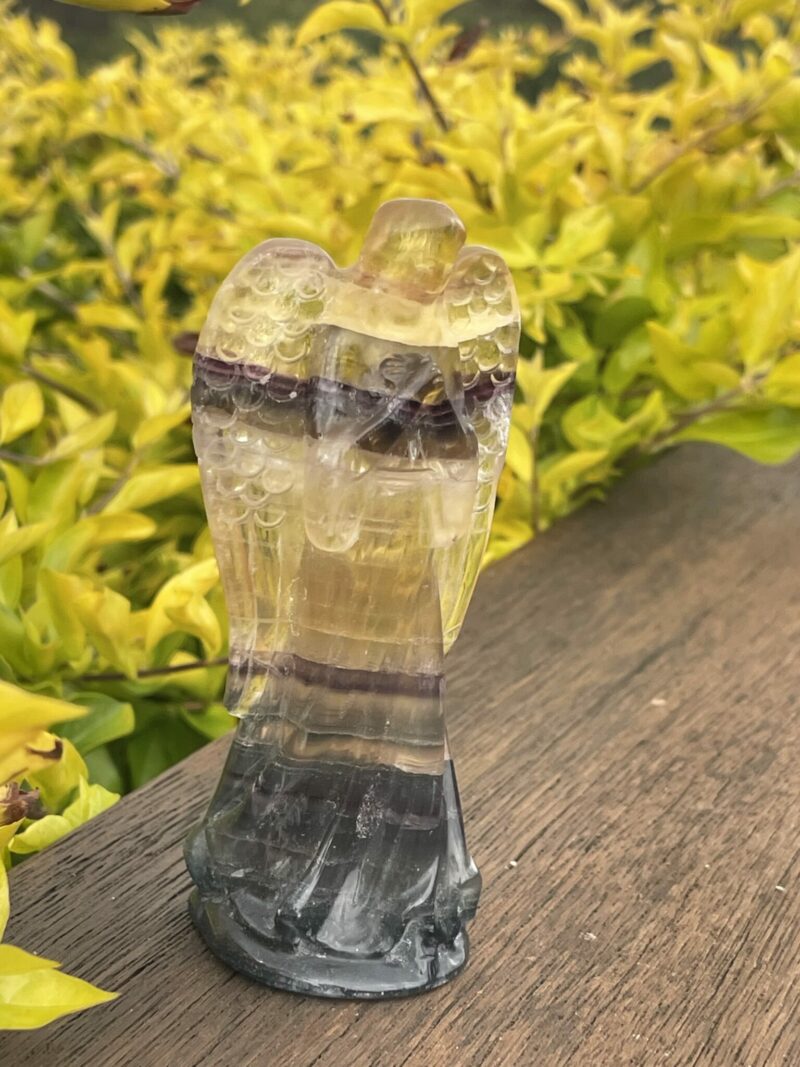 This is Soothing Rainbow Fluorite Angel - 266g