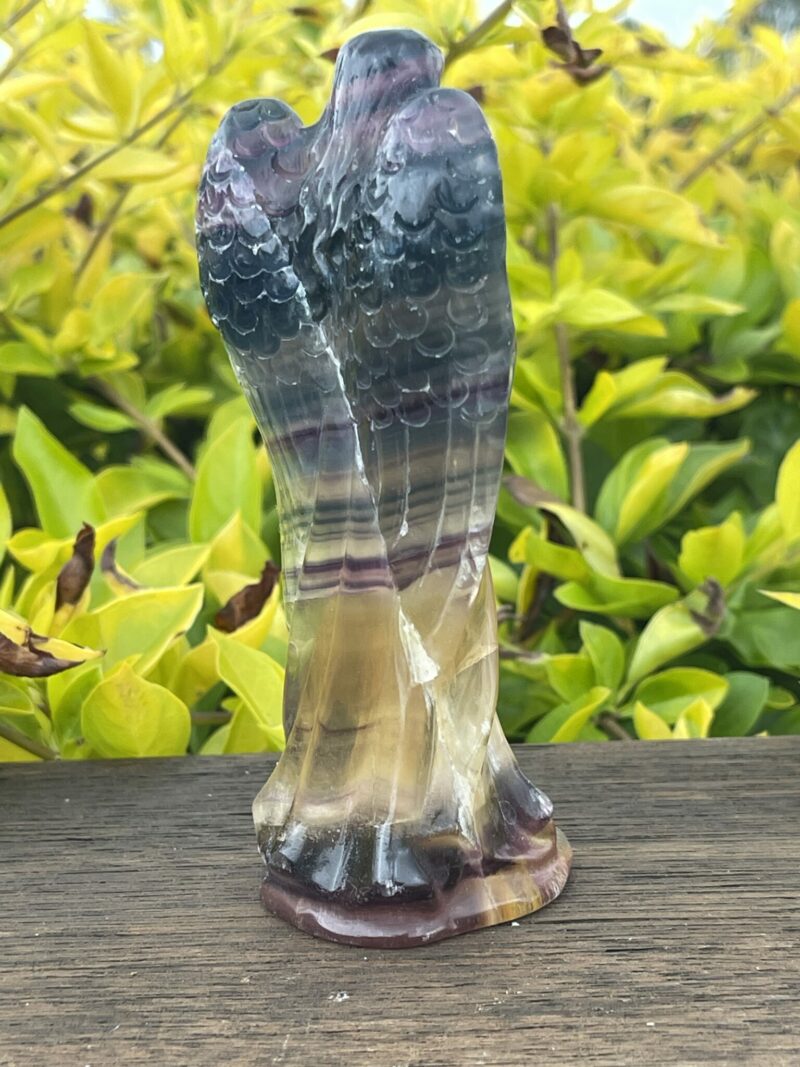 This is Comforting Rainbow Fluorite Angel - 266g