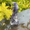 This is Tranquil Chevron Amethyst Angel - 7.5cm