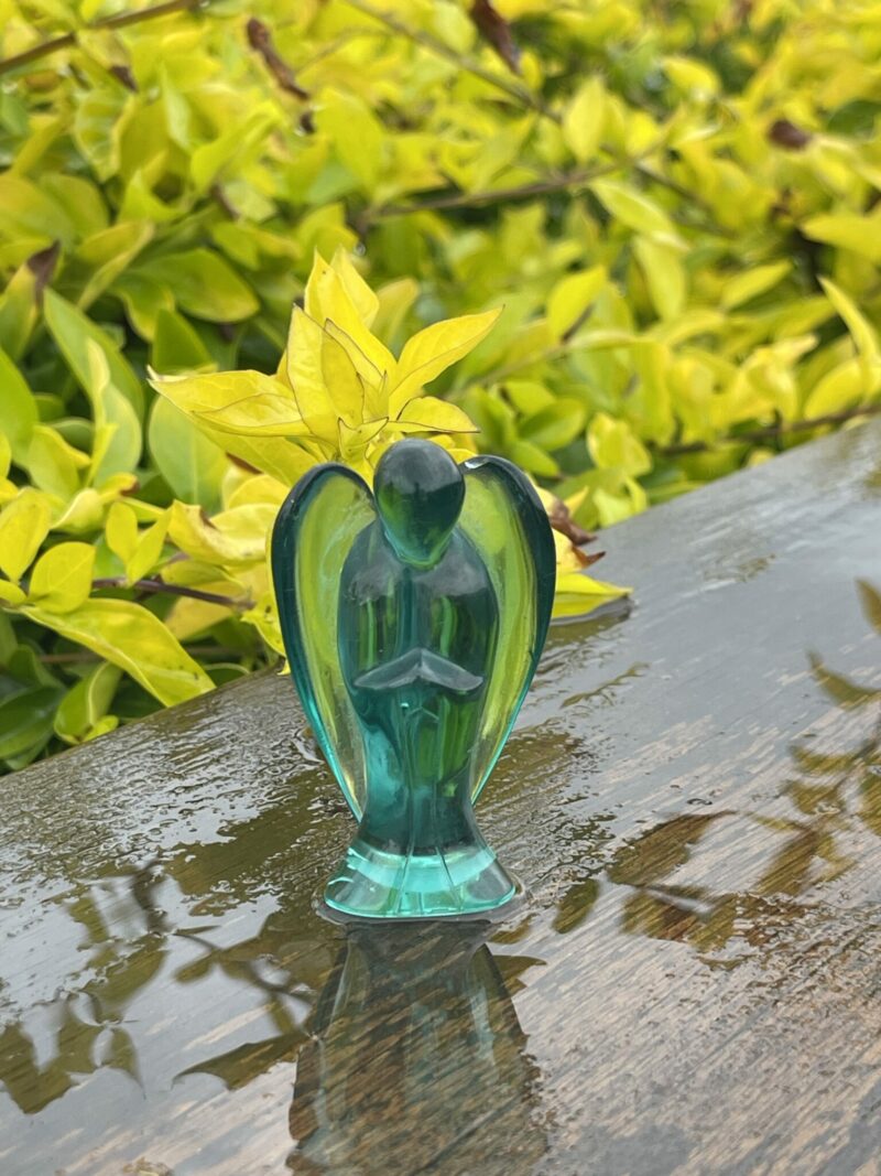 This is Healing Green Obsidian Angel of Renewal - 6cm