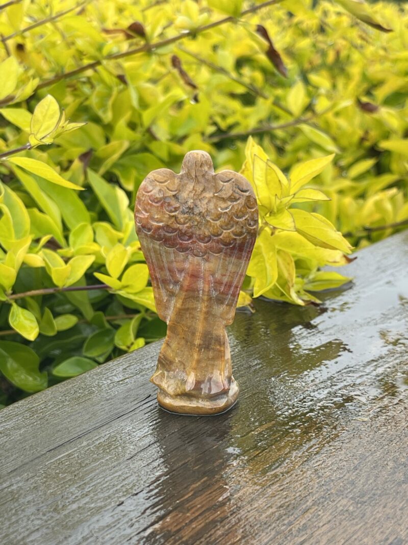 This is Radiant Yellow Jasper Angel of Vitality - 8cm