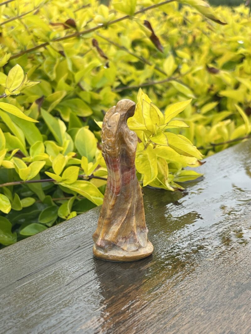 This is Radiant Yellow Jasper Angel of Vitality - 8cm