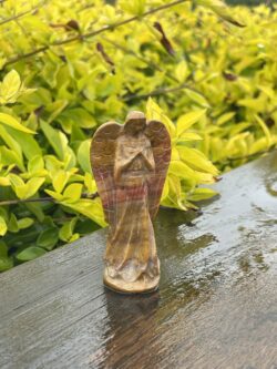 This is Radiant Yellow Jasper Angel of Vitality - 8cm