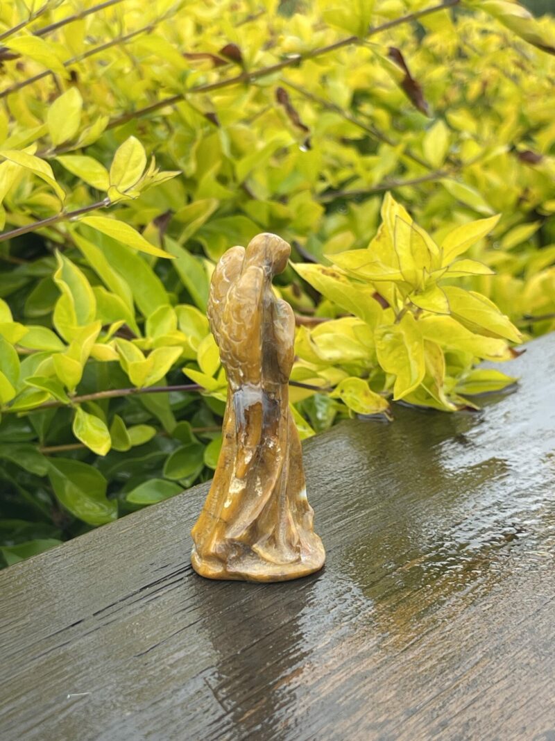 This is Radiant Yellow Jasper Angel of Vitality - 8cm