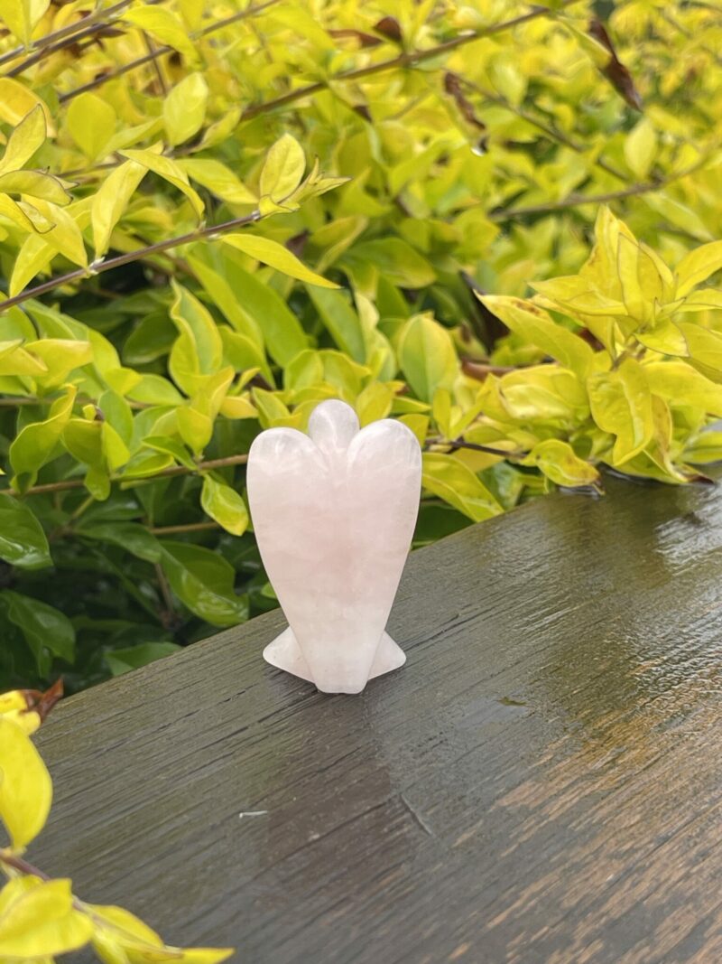 This is Loving Rose Quartz Angel of Compassion - 5cm